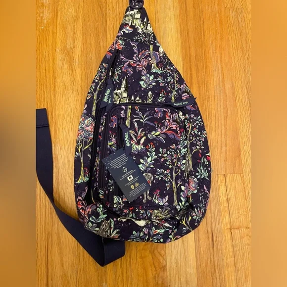 Vera Bradley X Harry Potter sling backpack Forbidden Forest NWT - Picture 1 of 5